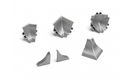 Комплект елементів Rehau до плінтусу SLIM LINE PLUS