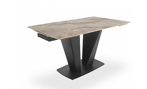 Стіл обідній Lamberg 1400(2000)*850*750 Agate Glossy