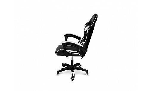 Крісло геймерське SLIM чорне/біле Крісло геймерське SLIM чорне/біле