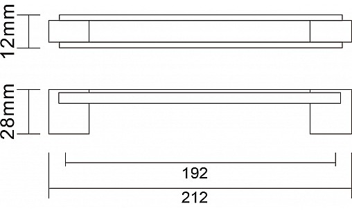 Ручка D-450/192 G2/Wood WD Хром / Венге Темный ДС ОптимаЛайн Ручка D-450/192 G2/Wood WD Хром / Венге Темный ДС ОптимаЛайн