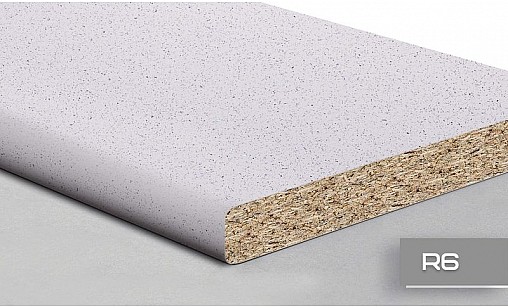 Стільниця LUXEFORM WS2006 Білий Кристал 2U R6 3050х800х28 мм