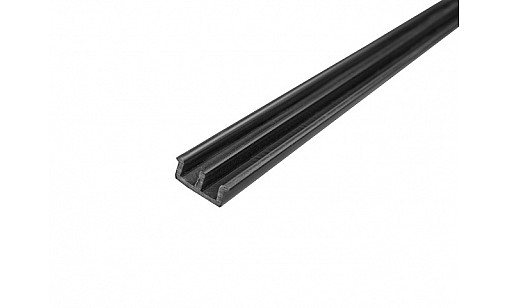 Профіль для скла низький Чорний