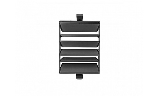 Поворотна полиця для взуття GTV ELITE (6 полиць) Чорний WG-OBR6-20 GTV