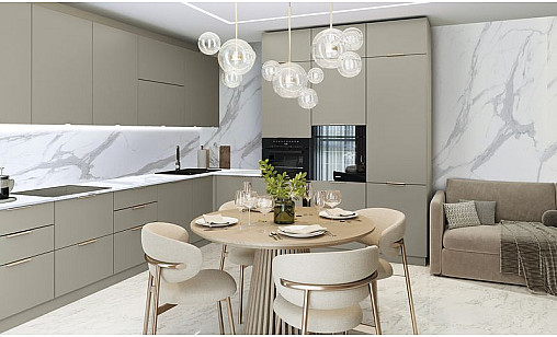Столешница LUXEFORM S946 Статуарио 1U R3 4200х900х18 мм влагост.