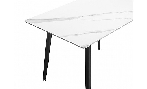 Стіл обідній Rikard 1100*750*750 Snow stone Glossy