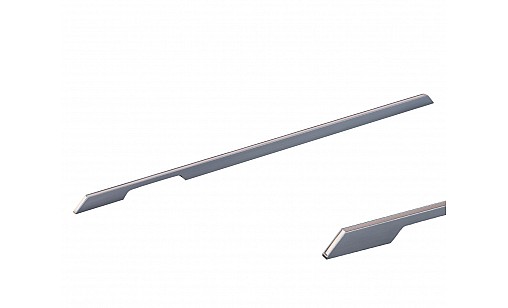 Ручка профільна DL 9355/0960 GR/ChSl Графіт/Шампань Рифлений ДС