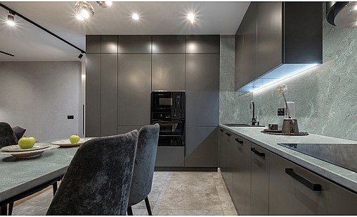 Стільниця LUXEFORM L156 Базальт 2U R6 3050х800х38 мм