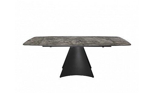 Стіл обідній Norman 1400(2000)*850*750 Bora Grey Glossy