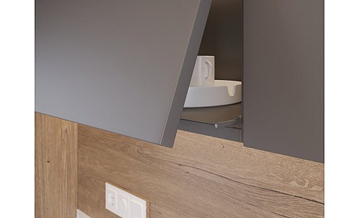 Відбійник накладний з магнітним закінченням, довгий, антрацит SALTO NOVA AM-SVN-DL-MG-60 GTV