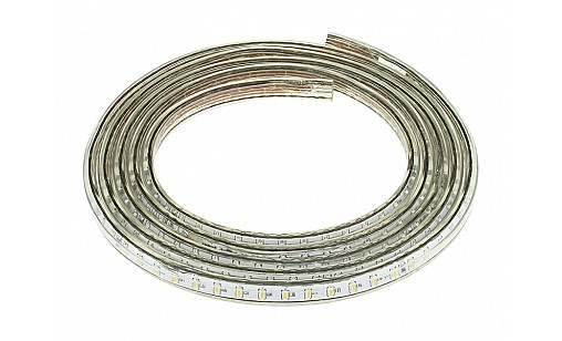 Стрічка світлодіодна герметична 220V 3014-120-7W IP68 WW теплий білий Biom JL