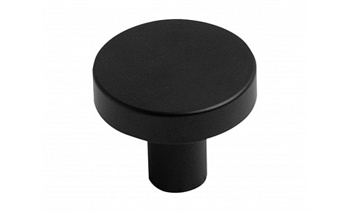 Ручка кнопка K 45-A BLKM Чёрный Матовый ДС