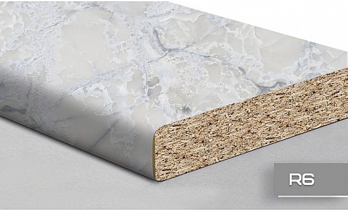 Стільниця LUXEFORM S353 Мармур Лаура 2U R6 4200х1000х38 мм