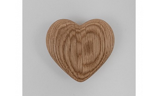 Ручка дерев'яна Heart 60*55*25 мм