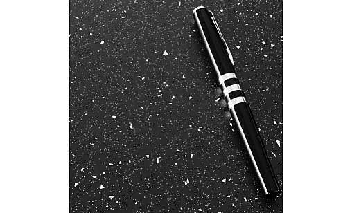 Столешница KronoSpan K218 GM Андромеда Черная 1ABS R1 4100х635х38 мм