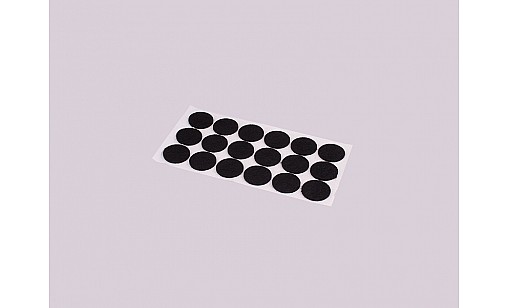 Самоклейка мягкая для ножек черная д=35мм
