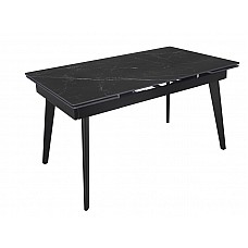 Стол обеденный Genry 1400( 300 300)*800*760 Shks Black Matt Стол обеденный Genry 1400( 300 300)*800*760 Shks Black Matt