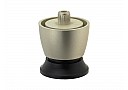 Ножка  пластиковая регулируемая  DPN 01 G5/P9 Никель Матовый (Сатин)/Чёрный ДС