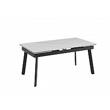 Стіл обідній Velvet 1600(2400)*900*760 Snow white Matt