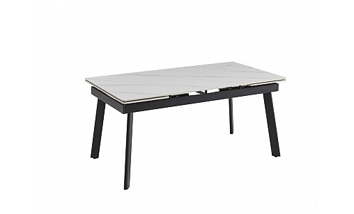 Стіл обідній Velvet 1600(2400)*900*760 Snow white Matt