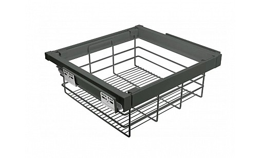 Корзина для белья с доводчиком ELITE 900 мм графит WG-KOSZ90-60 GTV