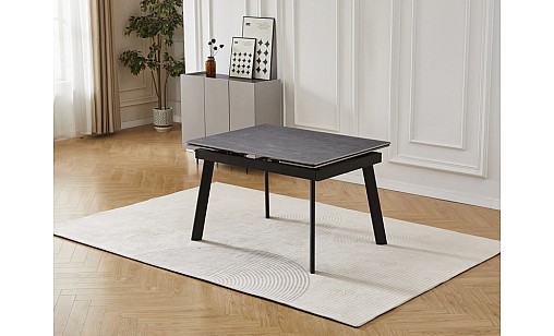 Стіл обідній Velvet 1200(1800)*900*760 BG Grey Matt Стіл обідній Velvet 1200(1800)*900*760 BG Grey Matt