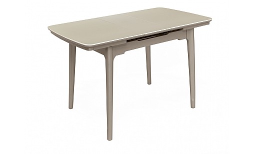 Стіл обідній Askold 950(1200)*700*760 Mia White Matt/Cocoa leg