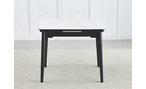 Стол обеденный Askold  950(1200)*700*760 Snow White Matt