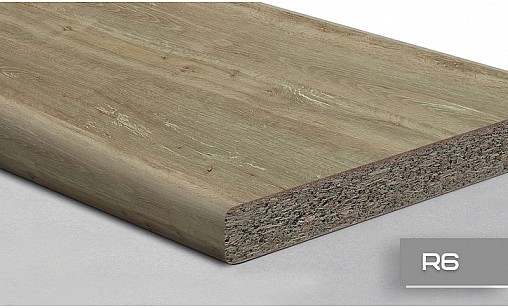 Стільниця LUXEFORM L153 Дуб Лестер 1U R6 4200х700х28 мм вологост.