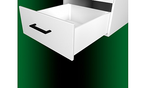 Тандембокс SLIM 16мм L-450мм  Н-167мм Білий ДС ПреміумЛайн