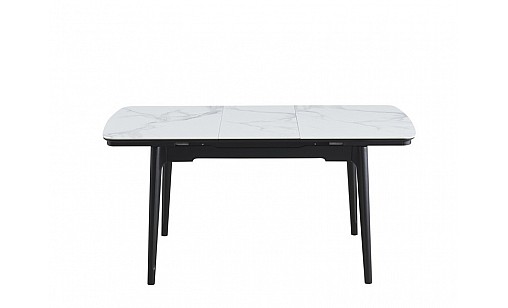 Стол обеденный Askold 1100(1400)*750*760 BL White Glossy