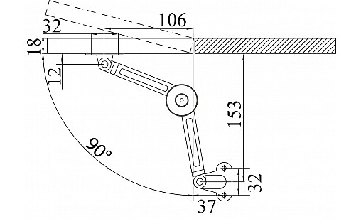 Ліфт "Huwill" барний тримач механічний ДС