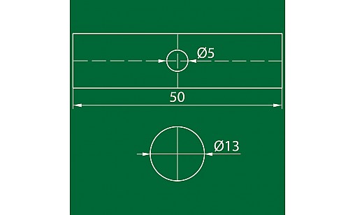 R-10/16 подовжувач рейлинга ДС ОптимаЛайн R-10/16 подовжувач рейлинга ДС ОптимаЛайн