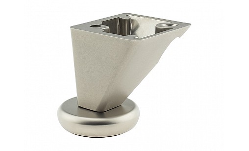 Ніжка DZ 081 G5 Нікель Матовий (Сатин) AL-AL Н=65мм