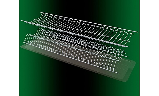 Сушилка для посуды в секцию 900мм термопластичная Белая  ДС ЕвроЛайн