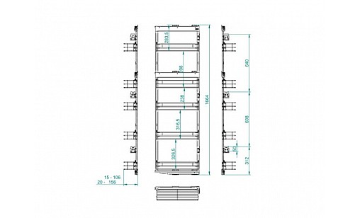 Карго бічне 150/5 праве графіт MAXIMA CLASSIC WE31.0055.01.924 Rejs Карго бічне 150/5 праве графіт MAXIMA CLASSIC WE31.0055.01.924 Rejs