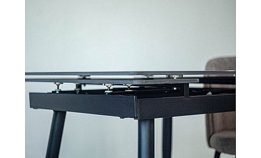 Стол обеденный Connor 900(1400)*750*760 Shks Black Matt