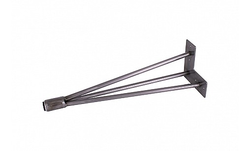 Опора H-400мм прутова конусна Сіра ДС СтандартЛайн