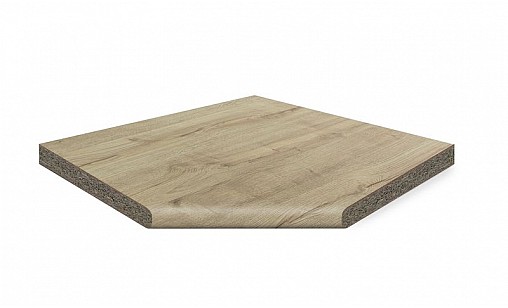 Кутовий елемент LUXEFORM L152 Дуб Бірмингем 1U R3 900х900х38 мм вологост.