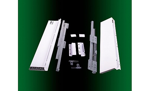 Тандембокс SLIM 16мм L-350мм  Н-86мм Білий ДС ПреміумЛайн