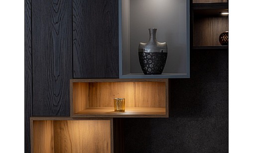 Панель МДФ KronoSpan 0171 HG/BS Сірий Шифер (полістир. плівка) 2800х1220х18 мм - Feelness High Gloss