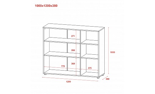 Комод ASTI-6 Білий