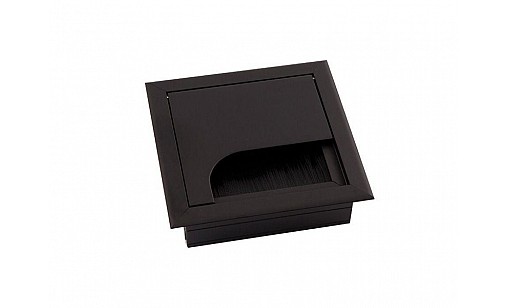 Заглушка под кабеля Merida 80х80 черный LB-К80X80-20  GTV