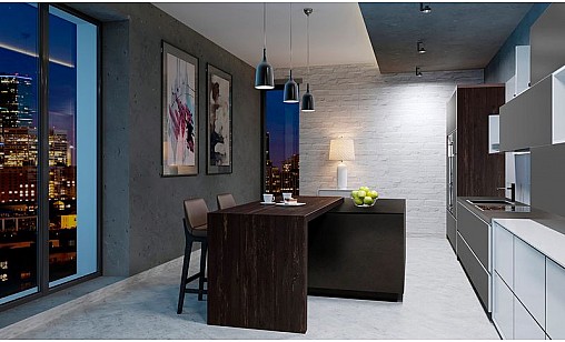 Стільниця LUXEFORM S523 Блеквуд 1U R6 4200х700х38 мм вологост.