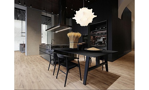 Компакт-плита KronoSpan 0190 AF Черный / черное ядро 4100х650х12 мм