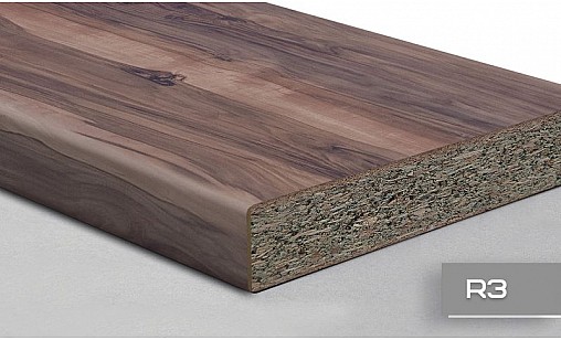 Стільниця LUXEFORM L143 Палісандр 1U R3 3050х800х38 мм вологост.