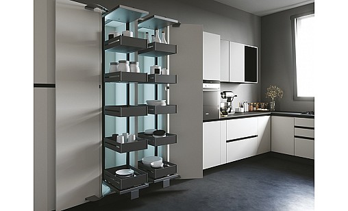 Колонна 600/4 антрацит H-1200/1450 для распашного фасада Quadra Q-411L/60 Siderplast Колонна 600/4 антрацит H-1200/1450 для распашного фасада Quadra Q-411L/60 Siderplast