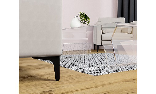 Ножка угловая прямая h-100мм черная Ножка угловая прямая h-100мм черная