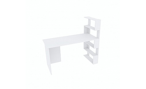 Компьютерный стол Robert правый Белый Нимфея Альба