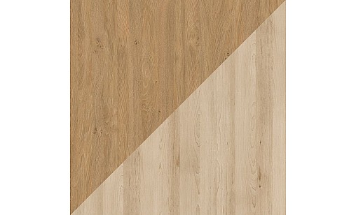 Стеновая панель 5527 FP/K013 SU Дуб Каменный / Бук Артизан Песочный (Двусторонний) 4100х640х10 мм KronoSpan