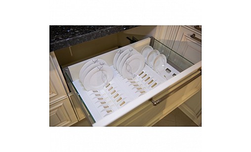 Лоток TRAYBOND для глубоких тарелок 157*480*47,7 белый, 105-83-54-302